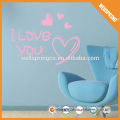 Performance life repositionable adornment heart shape acrylic wall stickers